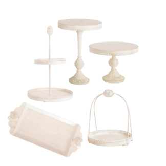 IVORY WHITE DESSERT STAND