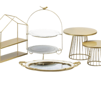 GOLD DESSERT STAND