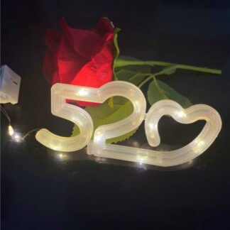 520 Wording Flower LED