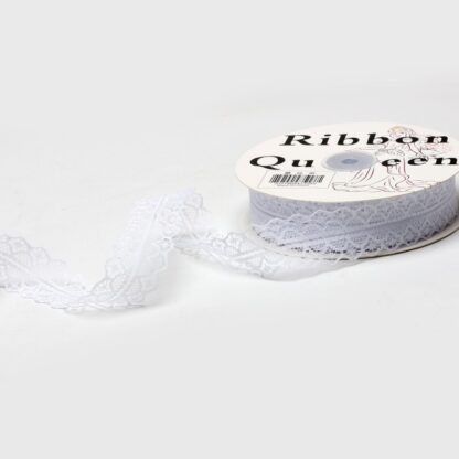White Lace Edge Ribbon