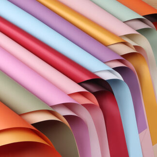 Double Side Color Wrapping Paper (20pcs)