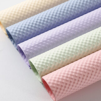 Puff Flower Wrapping Paper (10pcs)