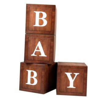 Wood Color BABY Box