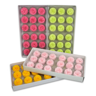 Full Ping Pong Soap Flower