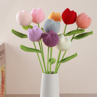 Knitting Puffy Tulip