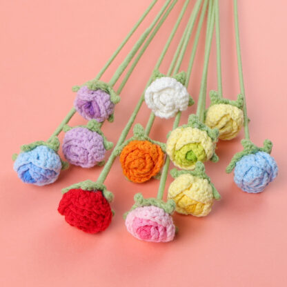 Knitting Mini Rose