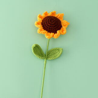 Knitting Sunflower
