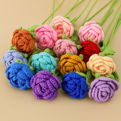 Knitting Rose