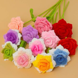 Knitting Pointed Rose