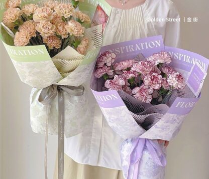 Poetic Floral Wrapping Paper